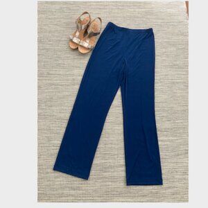 Additions by Chico's Navy Blue Pull On Liquid Knit Pant  Size 1 Reg. (8 to 10)